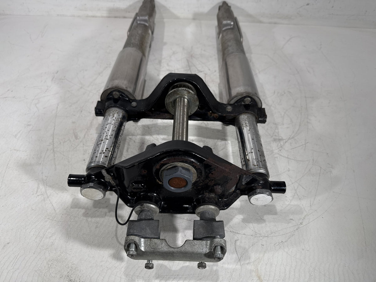 2011 Harley Street Glide Touring Front Triple Tree Set & LH RH Fork Legs Sliders