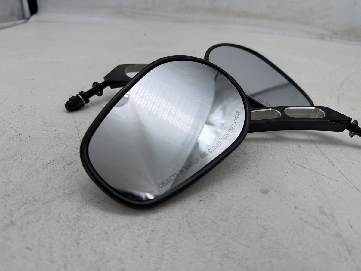 1991 Harley Electra Glide Touring Left Right Rear View Mirror Slotted Billet CNC