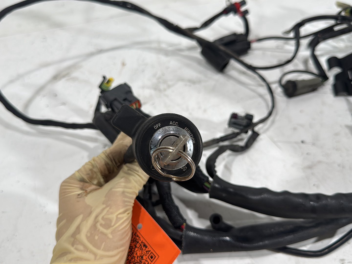 2006 Harley Sportster 1200 Custom XL1200C OEM Main Wire Wiring Harness Ignition Switch & Key