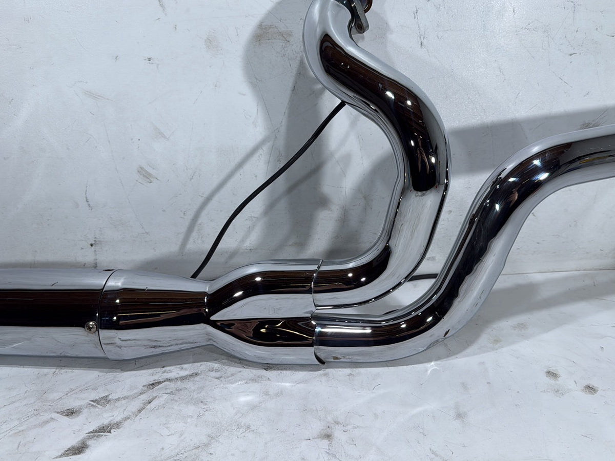 11 Harley Street Glide Touring Exhaust Header Pipe Muffler 2 into 1 NO Bracket