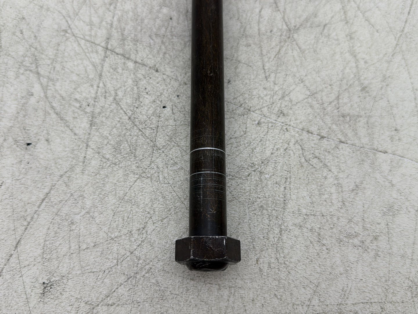 2004 Harley Dyna Super Glide FXDI OEM Rear Fork Swingarm Pivot Bolt Shaft