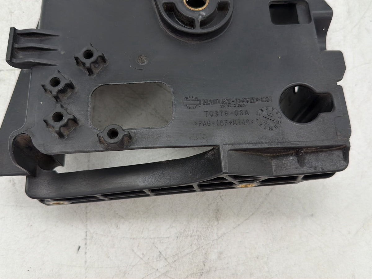 2009 Harley Dyna Street Bob FXDB OEM Battery Lower Box Tray 70379-06A
