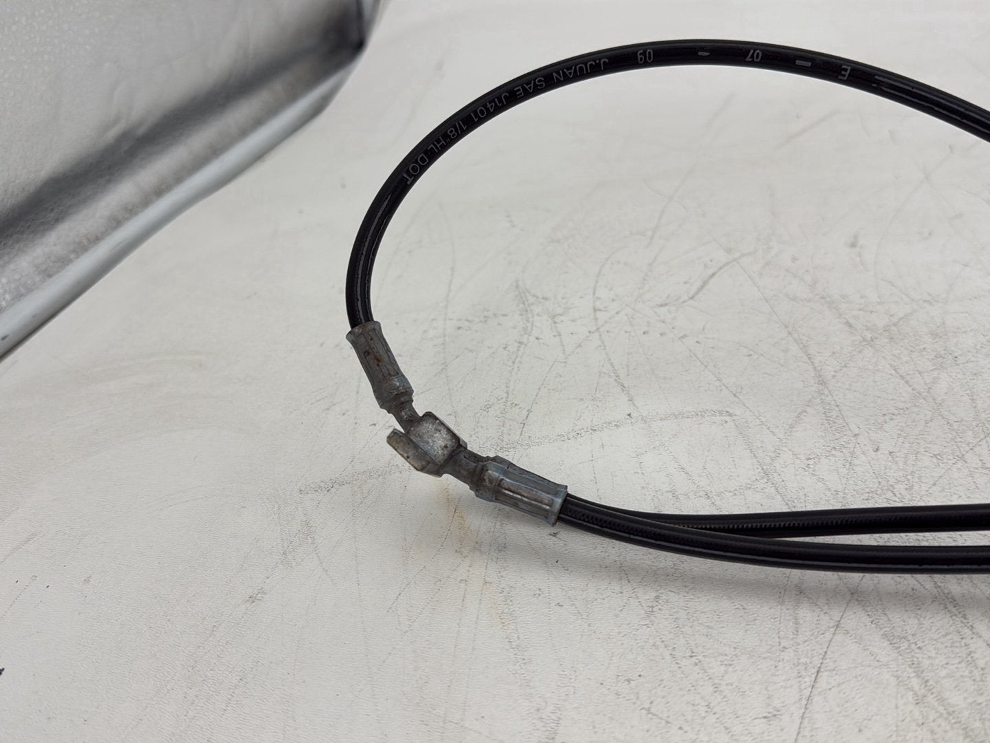 2010 Harley Dyna Fat Bob FXDF OEM Front Brake Hose Line Pipe