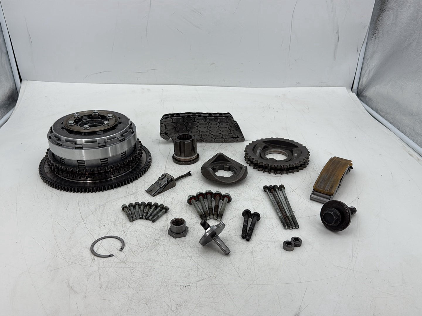 2007 Harley Touring FLHTCU Electra Glide Ultra OEM Clutch Basket Chain Tensioner Kit