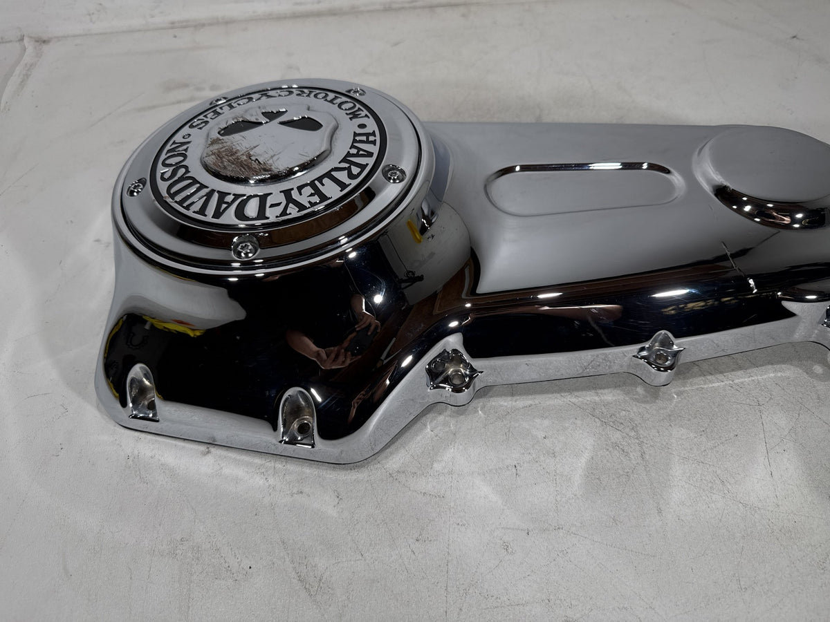 2011 Harley Softail Deluxe FLSTN OEM Outer Primary Clutch Cover SCRATCHED