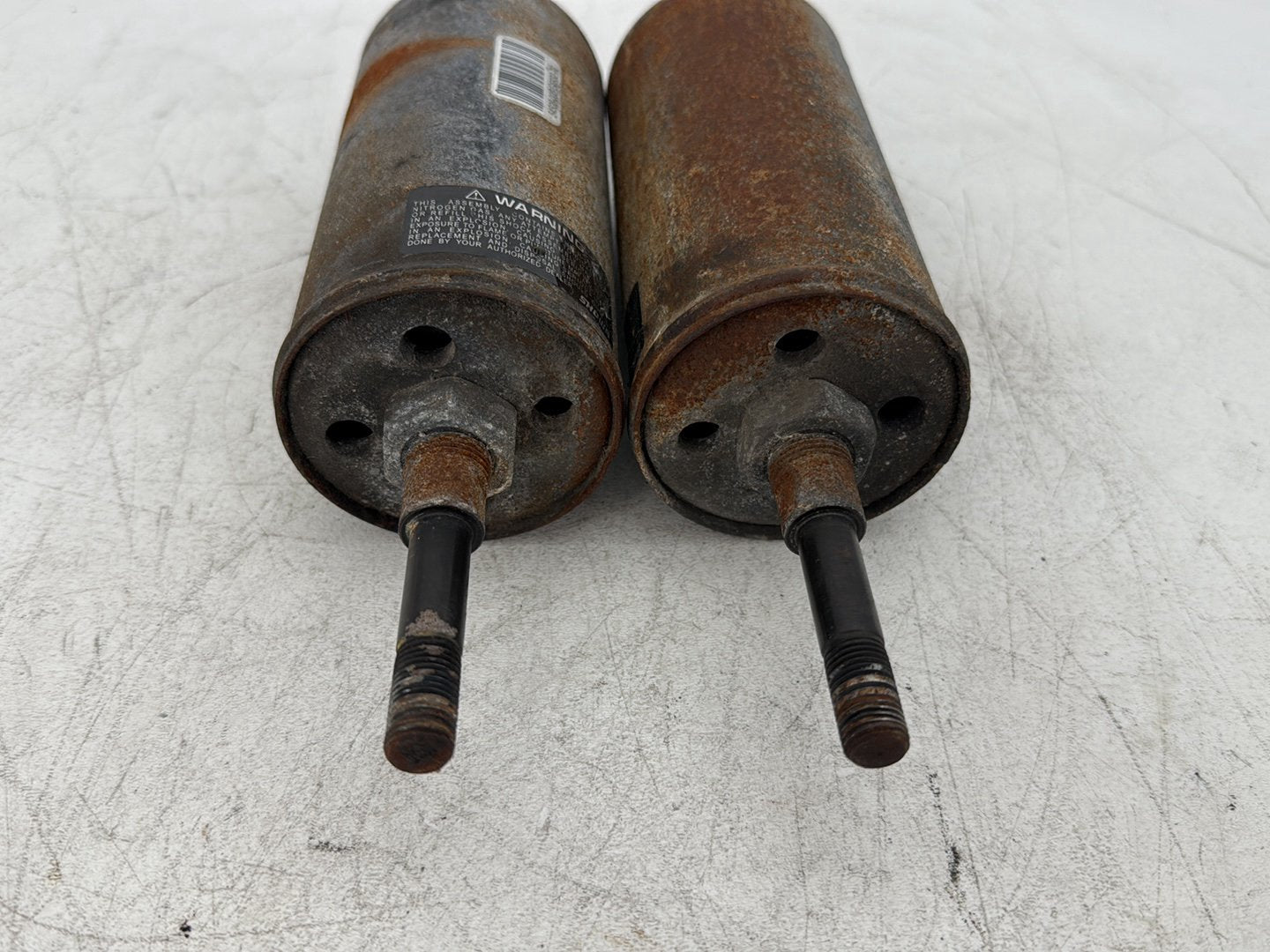 2013 Harley Heritage Softail Classic FLSTC OEM Rear Left Right Shock Absorbers
