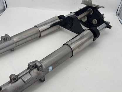 1999 - 2006 Harley-Davidson Touring Electra Glide Classic Front Triple Tree Set & LH RH Fork Legs Sliders  	45446-87A