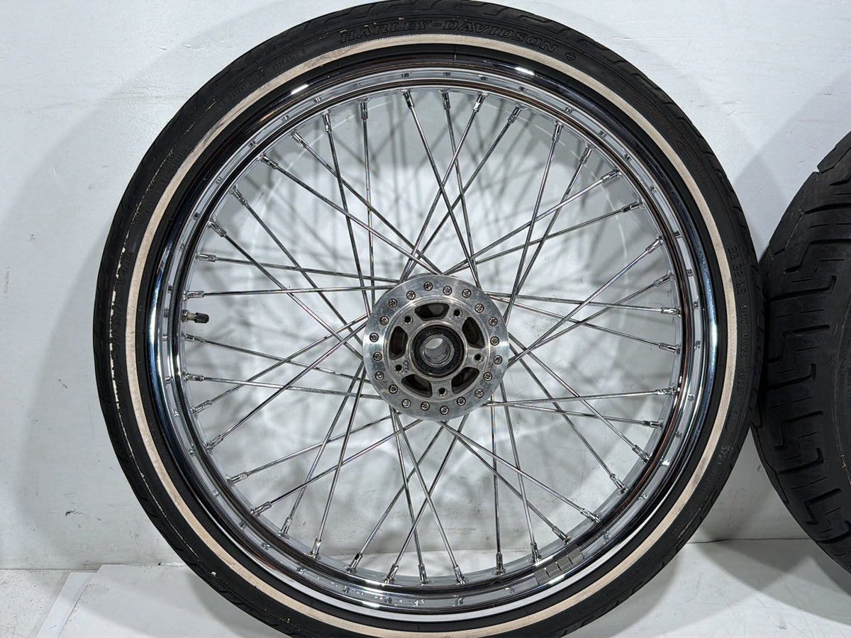 2014 Harley Sportster 1200 Seventy Two XL1200V Front Rear Wheel Rim Tire Spoked 16" 21"