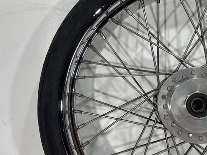 1997 Harley Sportster 1200 Custom XL1200C OEM Front Wheel Rim Tire Spoked