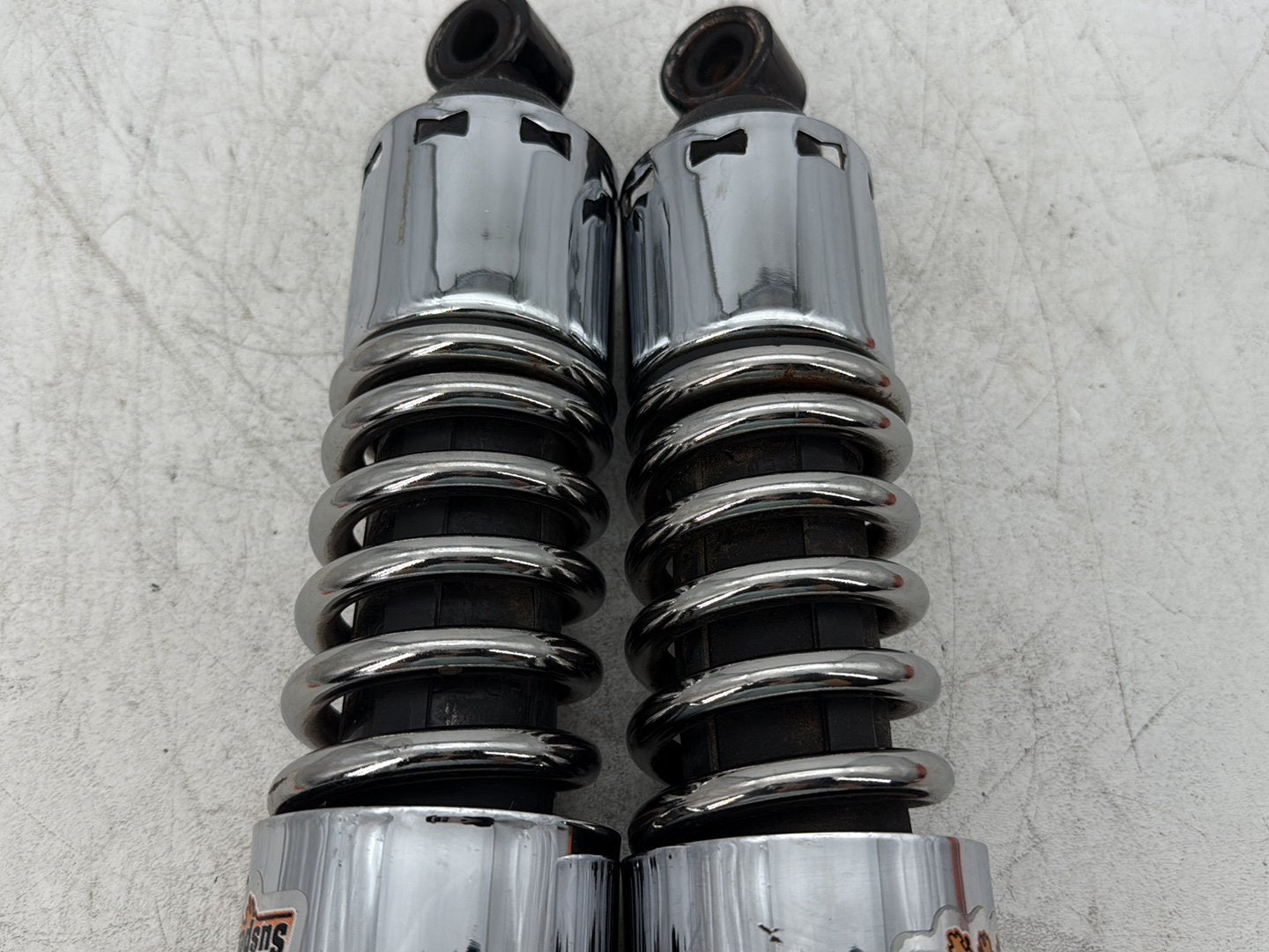 1997 Harley Sportster 1200 Custom XL1200C OEM Rear Left Right Shock Absorbers 12"
