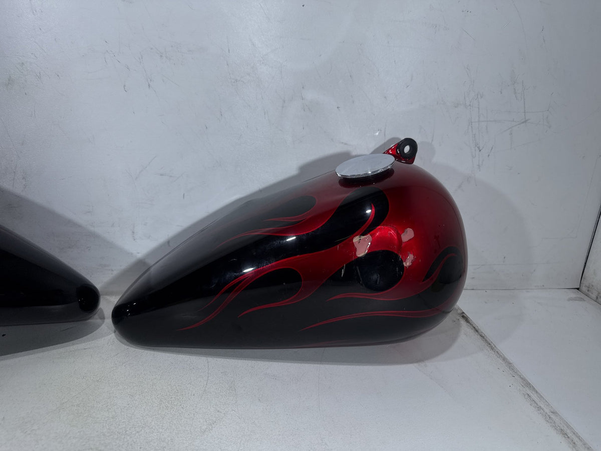 1994 Harley Softail Custom FXSTC OEM Left Right Fuel Gas Tank Gasoline Reservoir