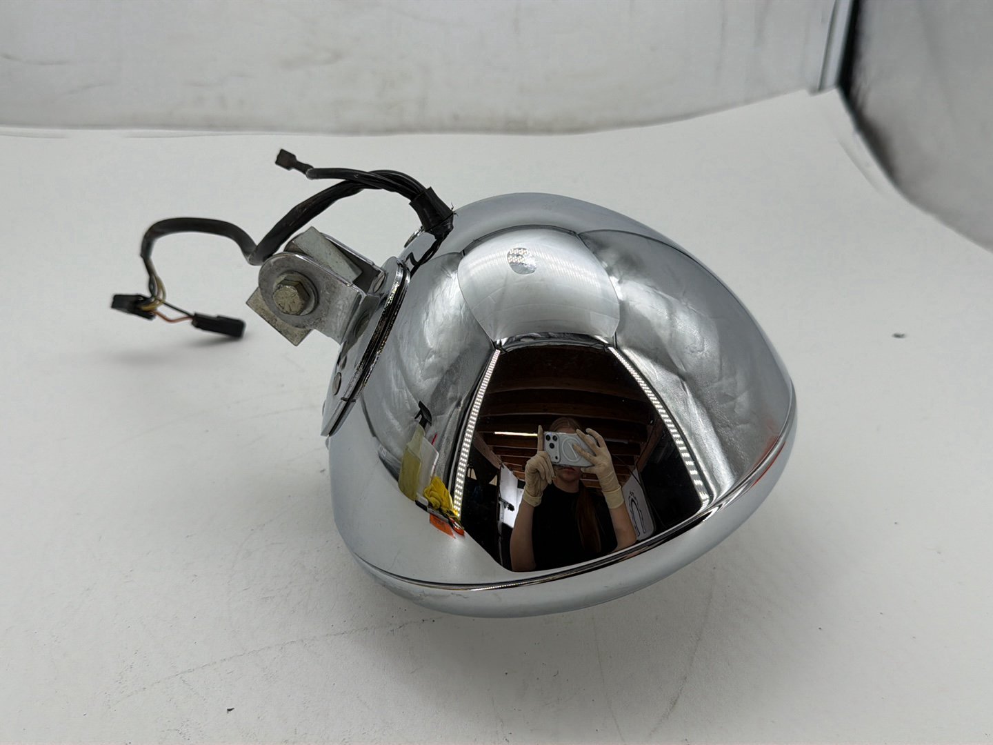 2011 Harley Heritage Softail Classic OEM Headlight Headlamp Head Light Halogen