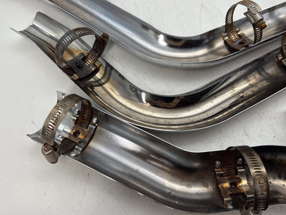 2008 Harley Softail Deluxe FLSTN OEM Exhaust Header Pipes Muffler