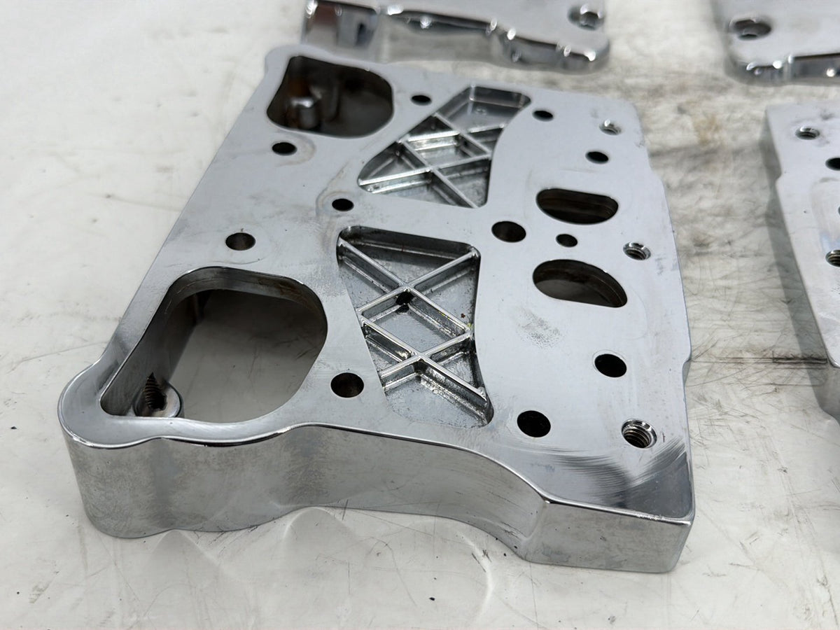 15 Harley Electra Glide Touring Ultra Low OEM Twin Cam Top Rocker Covers Chrome