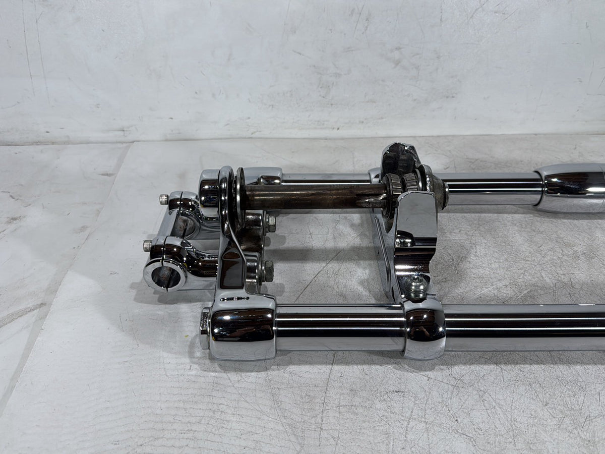 2003 Harley Softail Deuce FXSTD Front Triple Tree Set & LH RH Fork Legs Sliders