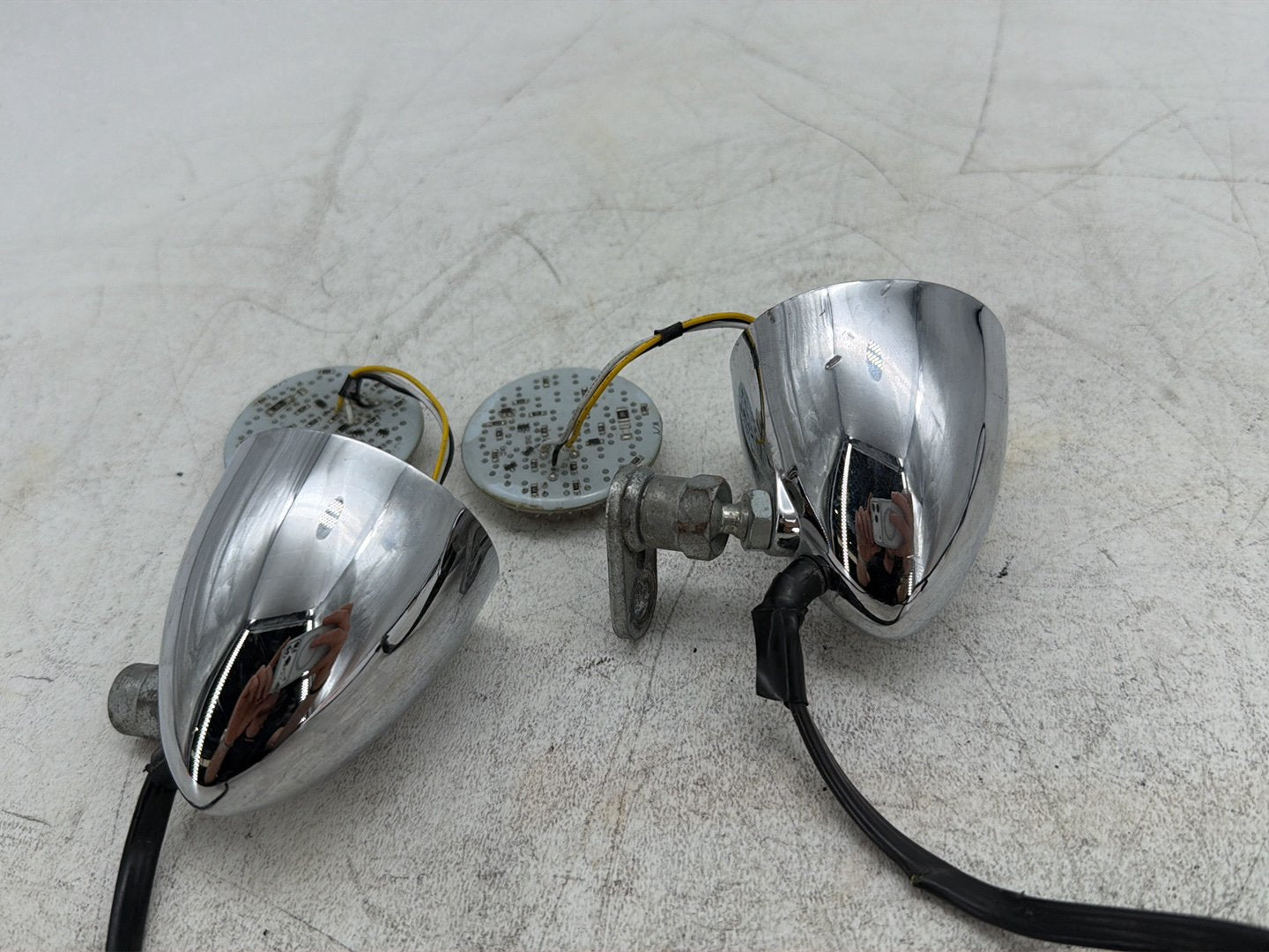 2006 Harley Dyna Super Glide FXDI OEM Front Left Right Turn Signal Indicators