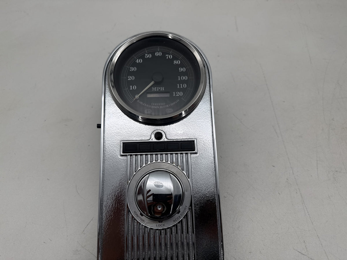 1997 Harley Road King Touring OEM Fuel Tank Dash Console Speedometer NOKey 28K