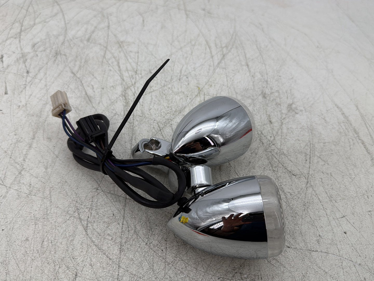 2007 Harley Dyna Street Bob FXDBI OEM Front Left Right Turn Signal Indicators