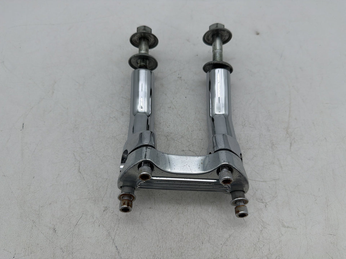 2001 Harley Softail Standard FXST OEM Front Handlebar Riser Top Clamp Chrome