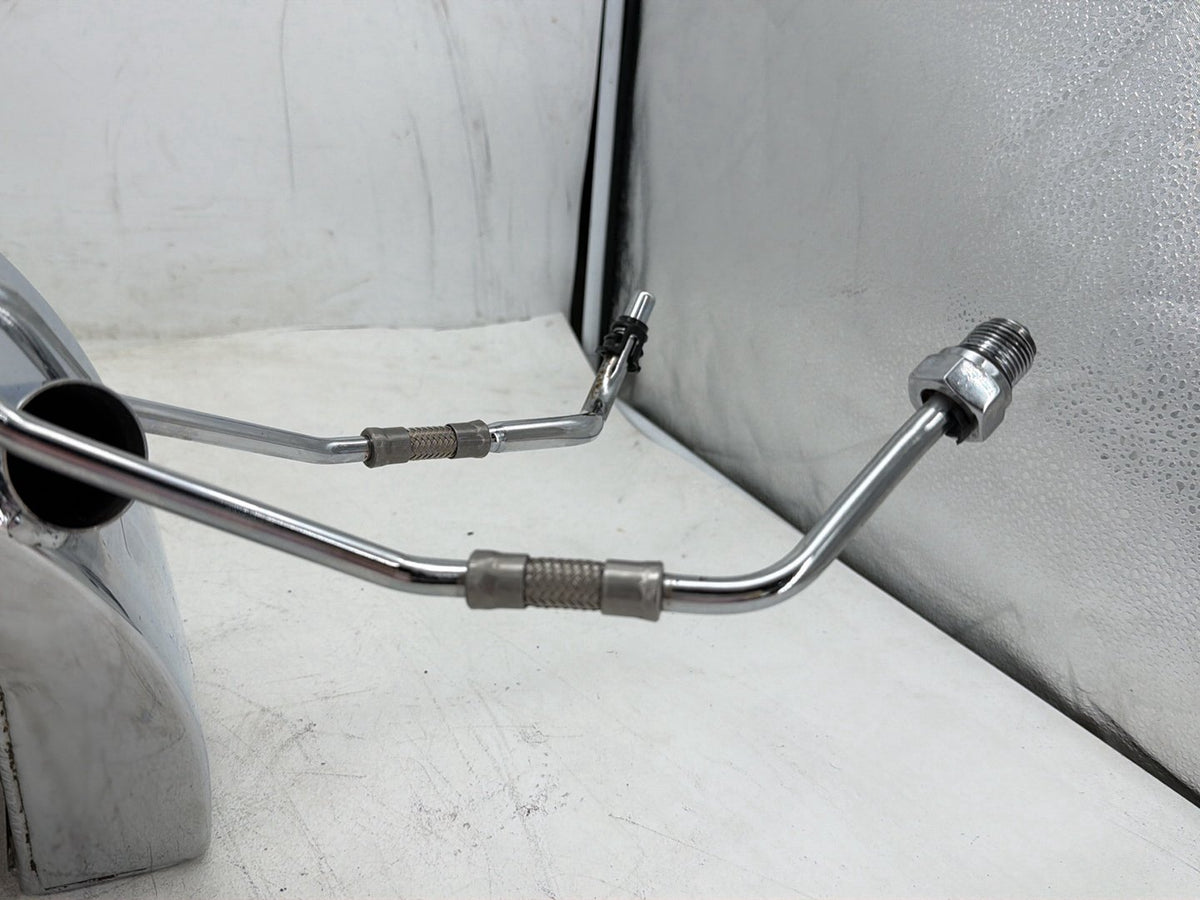 03 Harley Softail Deuce FXSTD OEM Oil Tank Reservoir Bottle Canister & Dipstick