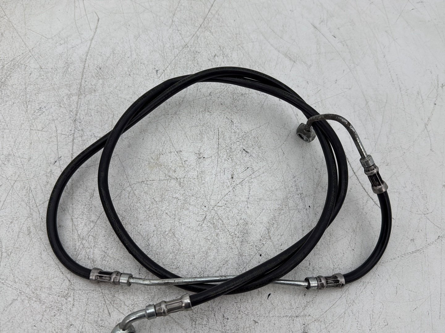 2012 Harley Road Glide Touring FLTRX Custom OEM Front Brake Hose Line Pipe ABS