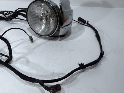 01 Harley Sportster 883 XLH883 OEM Headlight Headlamp Halogen w/ Main Wire CARB