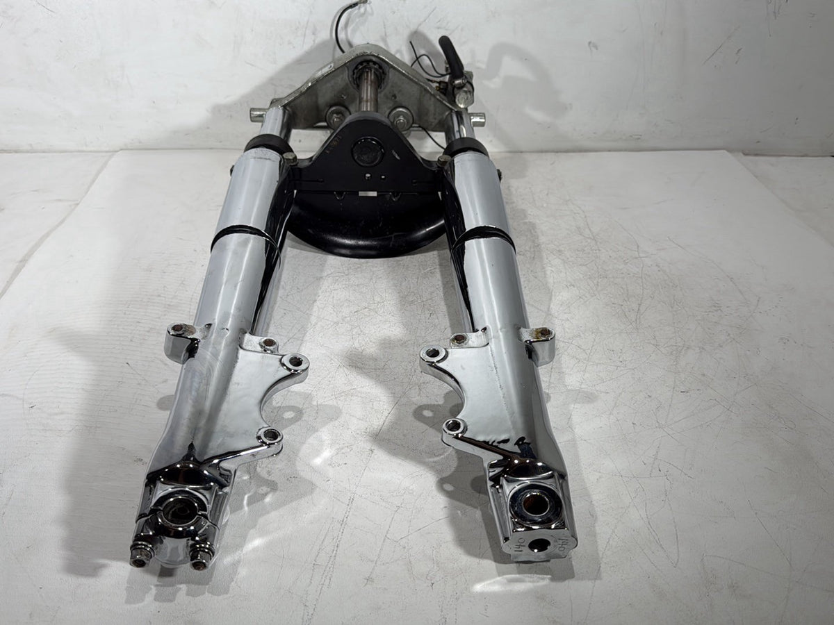 1992 Harley Electra Touring Front Triple Tree Set & LH RH Fork Legs Sliders