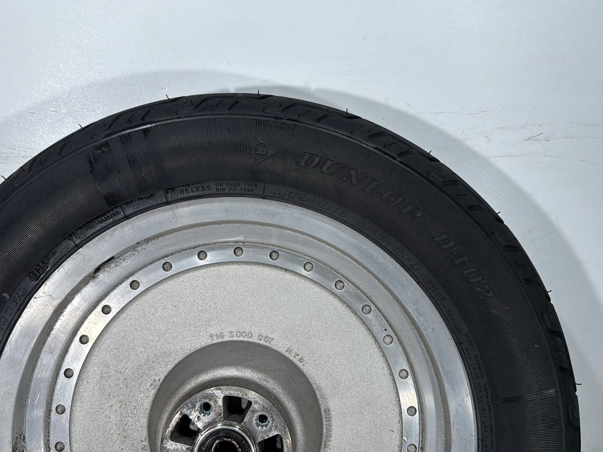1997 Harley Softail Fat Boy FLSTF OEM Rear Wheel Rim Tire MT90B16 74H, 16"