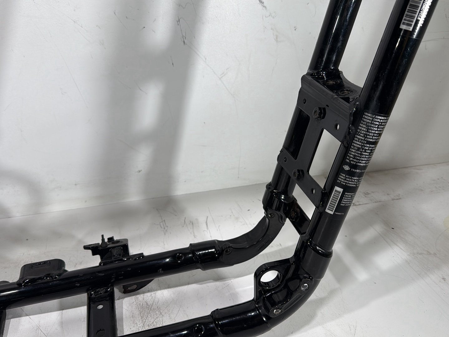 13 Harley Forty-Eight Sportster 1200X OEM Body Main Frame Chassis 49376-11 SLVG