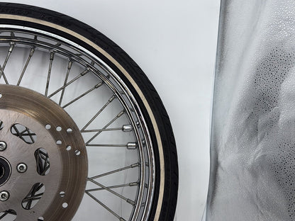 1997 Harley Softail Heritage Classic OEM Front Wheel Rim Tire Spoked MH90-21 21"