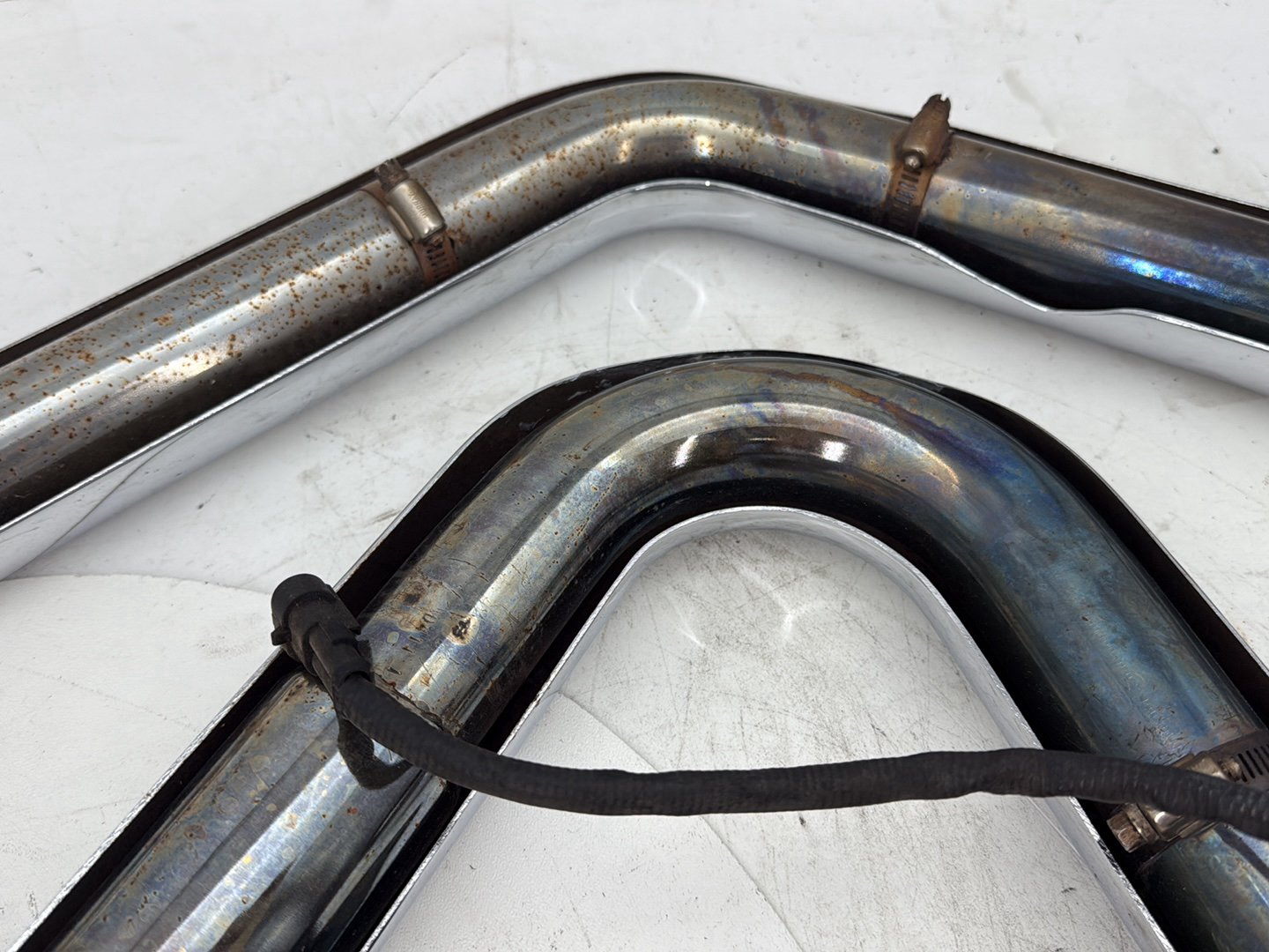 2006 Harley Dyna Super Glide Custom FXDCI OEM Exhaust Header Pipes Vance & Hines