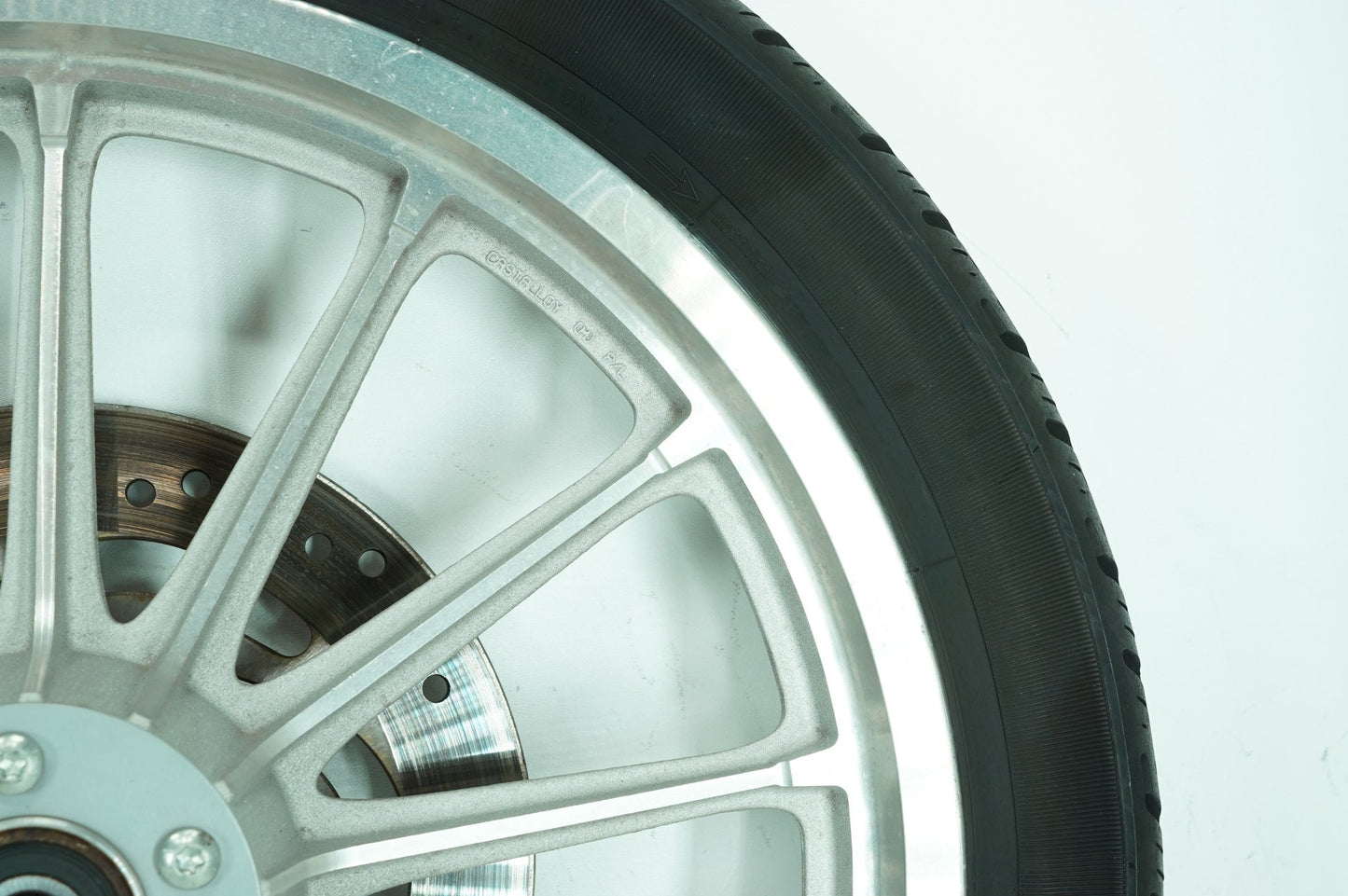 1989 - 2003 Harley-Davidson Sportster Hugger Front & Rear Wheel Rim Tire 43594-00A
