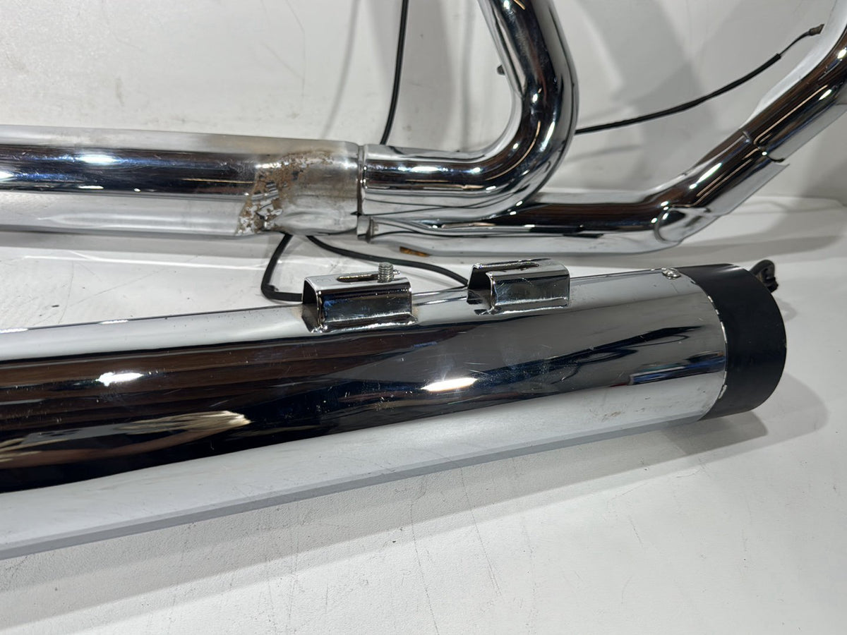2017 Harley Road Glide Touring FLTRXS OEM Exhaust Header Pipes Muffler 65600176