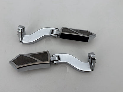 2013 Harley Street Glide Touring FLHX Passenger Left &amp; Right Foot Pegs Bad Dad