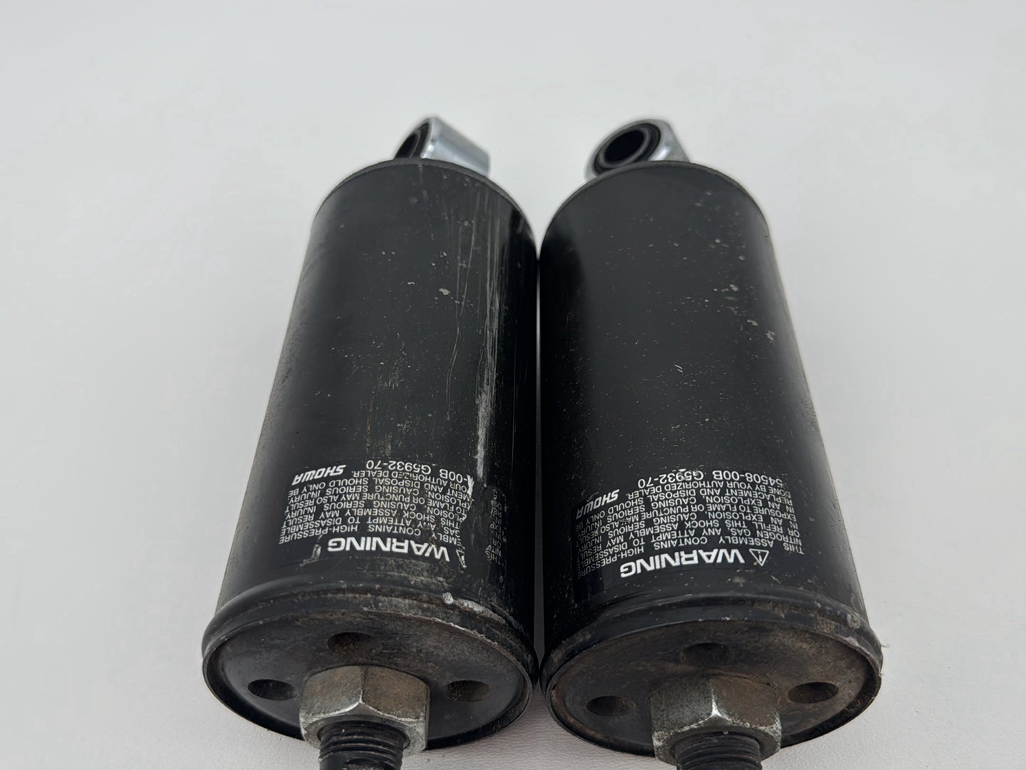2007 Harley Softail Heritage Classic FLSTC OEM Rear Left Right Shock Absorbers
