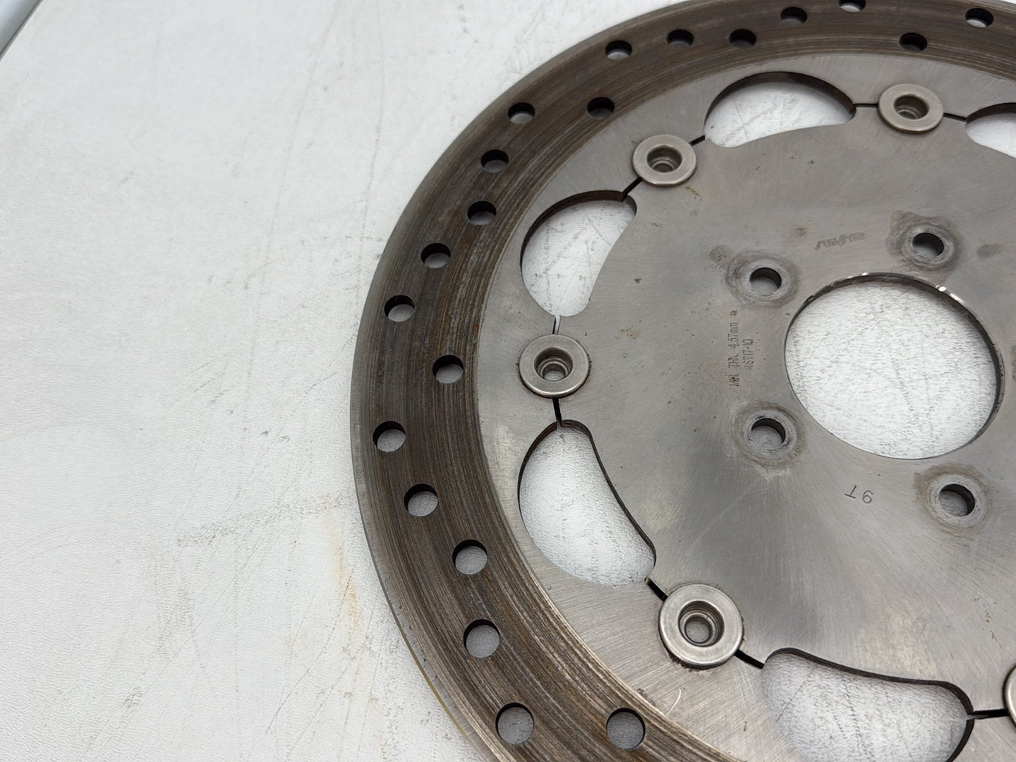 2010 Harley Dyna Fat Bob FXDF OEM Front Brake Rotors Disc Pair