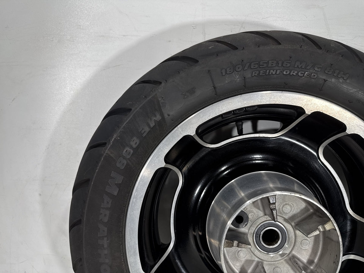 2011 Harley Electra Glide Touring Police OEM Rear Wheel Rim Tire AIRSTRIKE 16"