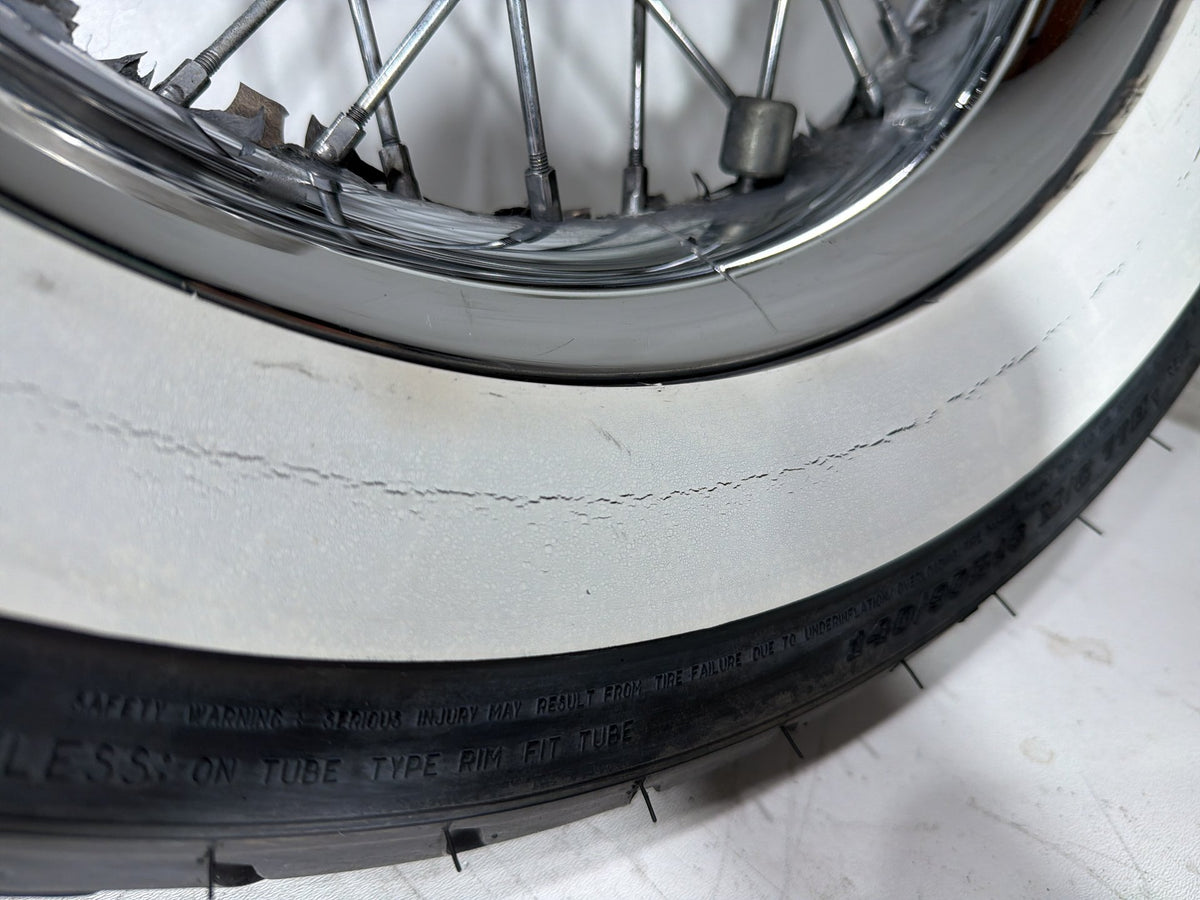 2004 Harley Electra Glide CVO Screamin OEM Front Rear Wheel Rim Tire Spoked 16"