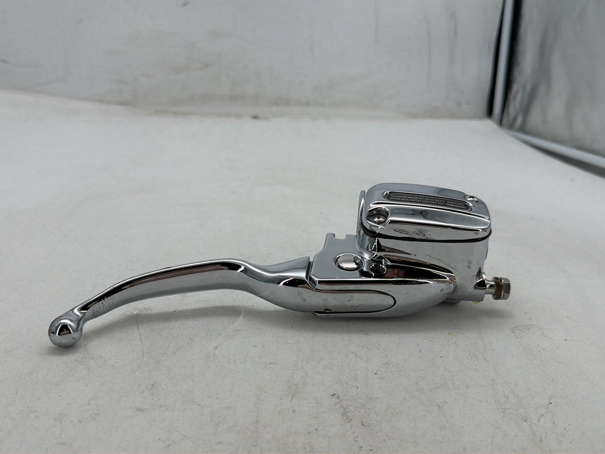10 Harley Street Glide Touring OEM Front RH Brake Lever Master Cylinder CHROME