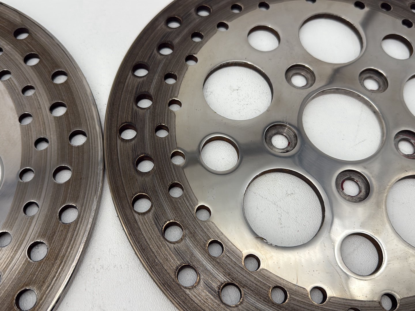 1991 Harley Heritage Softail Classic FLSTC OEM Front Brake Rotors Disc Pair