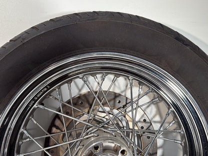 1999 - 2006 Harley-Davidson Softail Heritage Front Rear Wheel Rim Tire Spoked 40700-05 , 42947-06