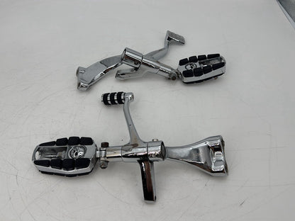 09 Harley Sportster 1200 Low Left Right Foot Brake Control Pegs Kuryakyn Zombie