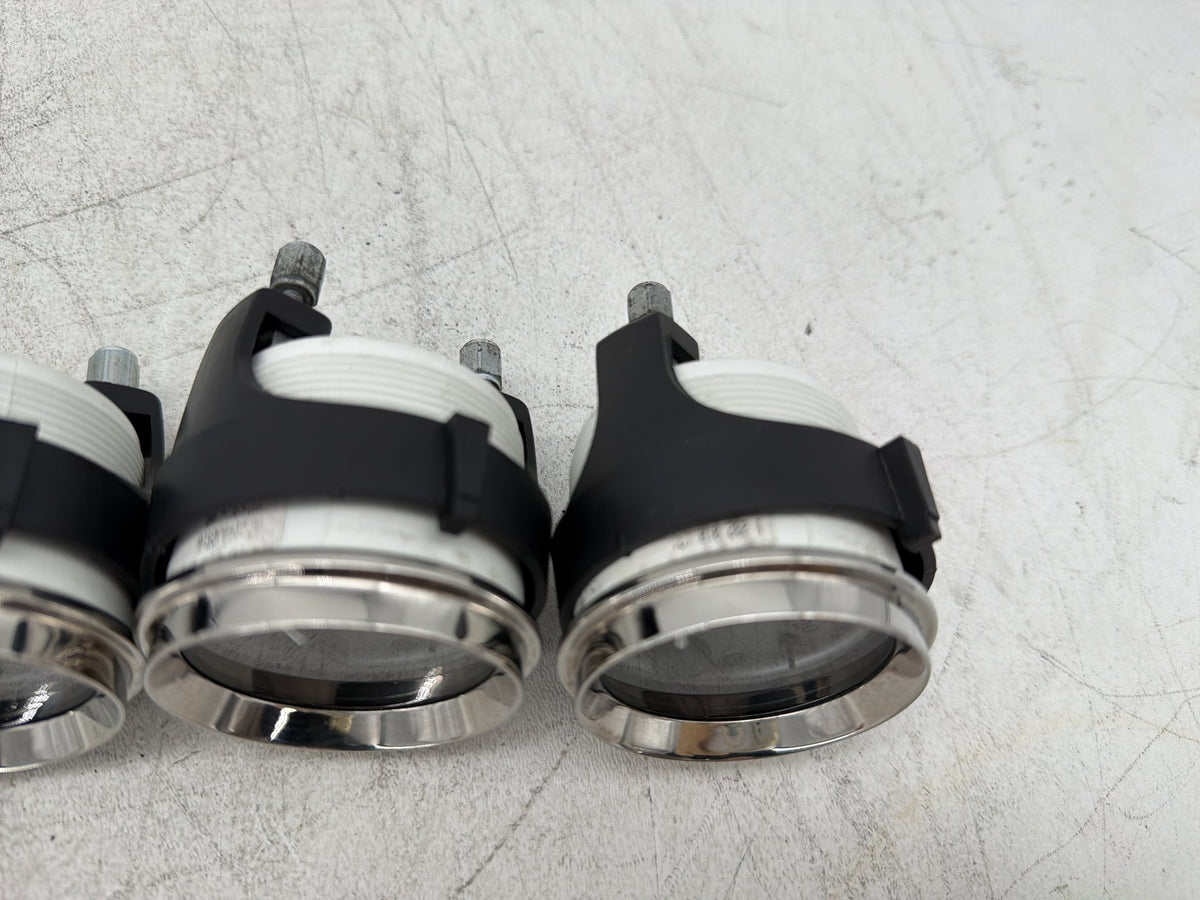 13 Harley Street Glide Touring Air Oil Volt Fuel Tacho Speedo Gauges Silver Face