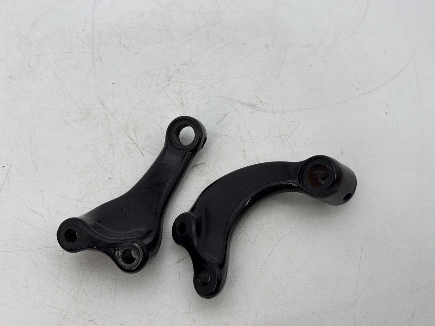 2006 Harley Sportster XL883C 883 Custom OEM Left Right Foot Rest Peg Support Bracket