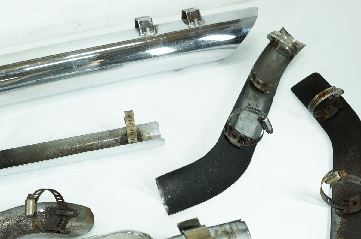 1984 - 1998 Harley-Davidson Touring Electra Glide Ultra Exhaust Header Pipes Muffler  	65627-95A