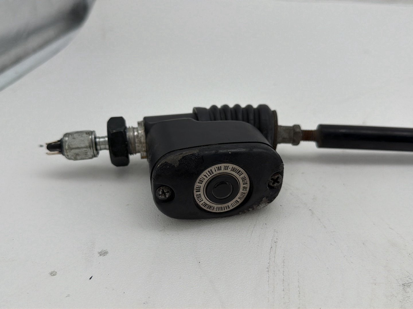 2009 Harley Dyna Street Bob FXDB OEM Rear Brake Master Cylinder Reservoir