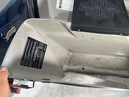 1998 Harley Touring FLHTCUI Electra Glide Ultra OEM Left Right Saddlebags Luggage NOKey