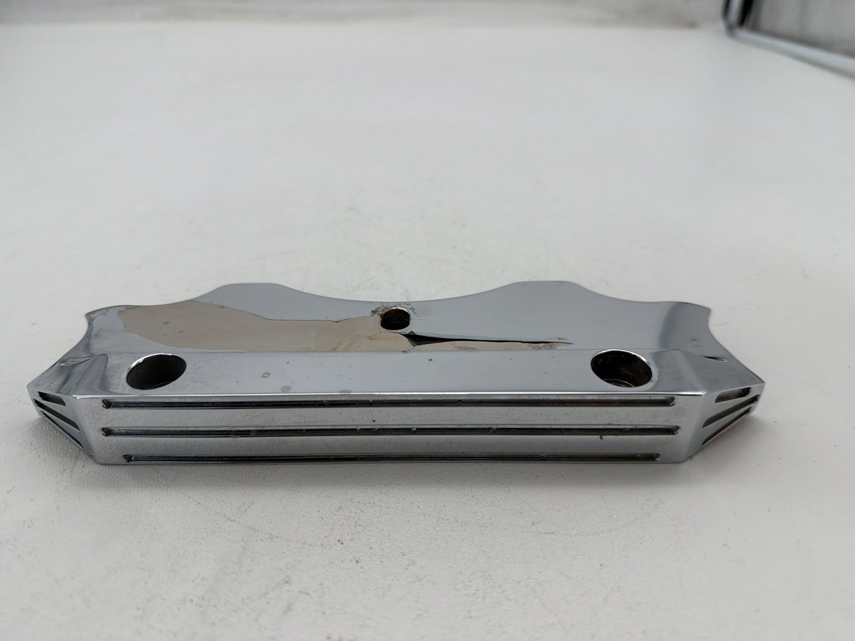 1994 Harley Softail Custom FXSTC OEM Front Handlebar Riser Top Clamp Chrome