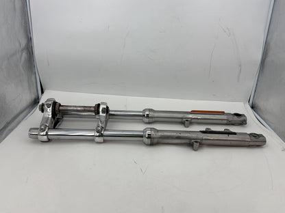 2009 Harley Sportster XL1200C 1200 Custom OEM Front Triple Tree Set & LH RH Fork Legs Sliders