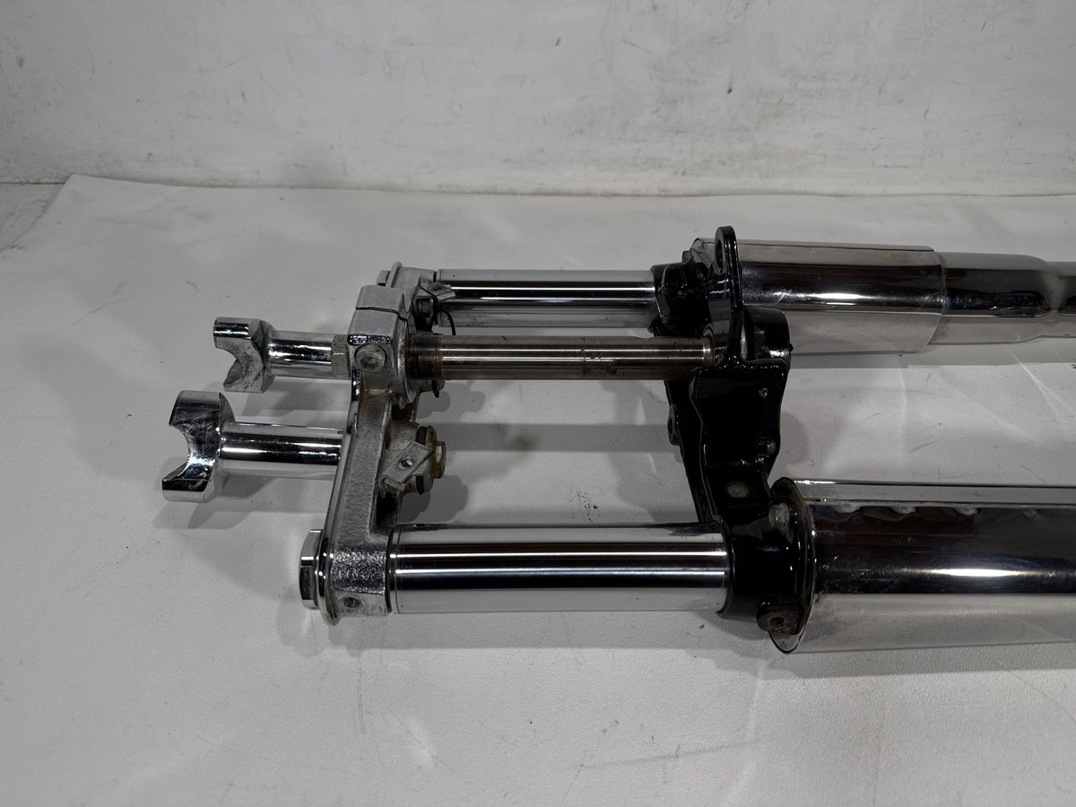 1995 Harley Heritage Softail OEM Front Triple Tree Set & LH RH Fork Legs Sliders